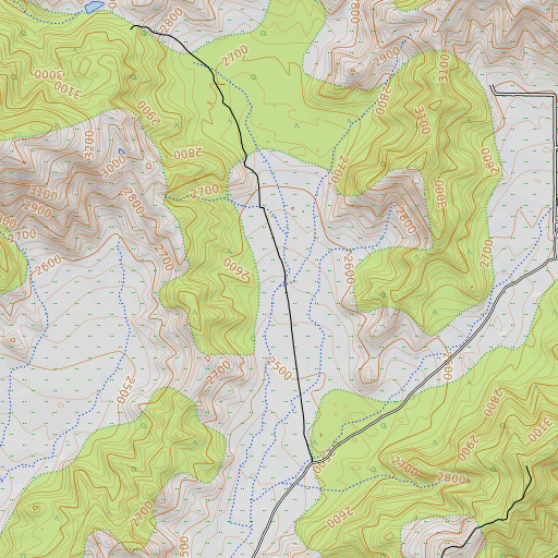 OpenTopoMap map of Dairy Flat, CA