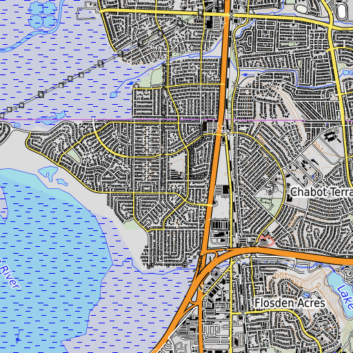 OpenTopoMap map of Dan Mini Elementary School, CA