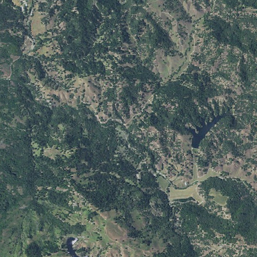 Aerial imagery of Danfield Creek, CA