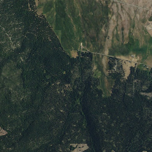 Aerial imagery of Dark Canyon, CA