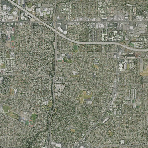 Aerial imagery of De Vargas Elementary School, CA