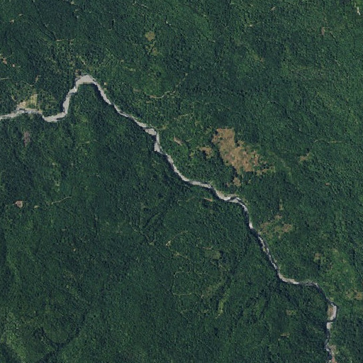 Aerial imagery of Devil Creek, CA