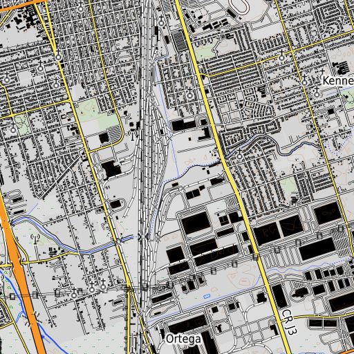 OpenTopoMap map of Duck Creek, CA