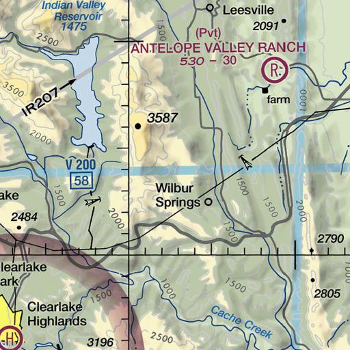 FAA VFR chart of Eagle Rock, CA