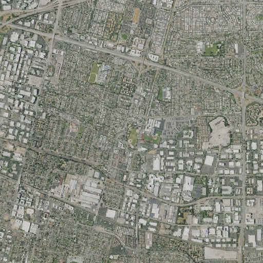 Aerial imagery of Fairoaks Park, CA