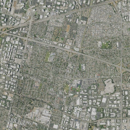 Aerial imagery of Fairoaks School, CA