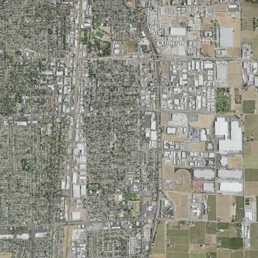 Aerial imagery of Heritage Elementary School, CA