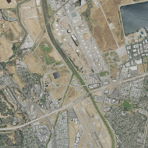 Aerial imagery of Grayson Creek, CA