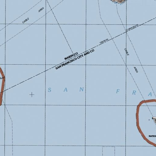 USGS 24K topo map of Harding Rock, CA