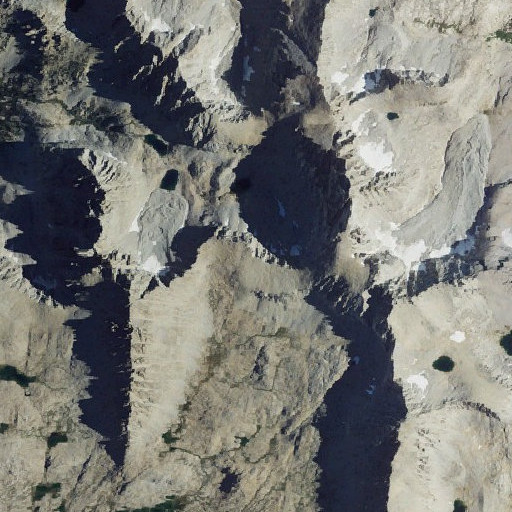 Aerial imagery of Harrison Pass, CA