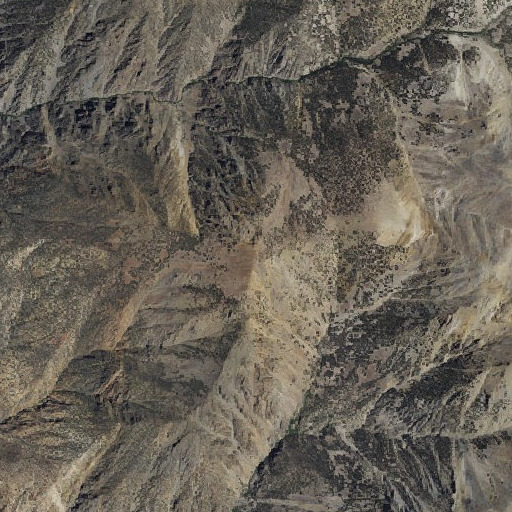 Aerial imagery of Indian Peak, CA