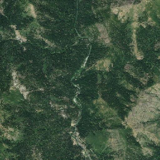 Aerial imagery of Keystone Flat, CA