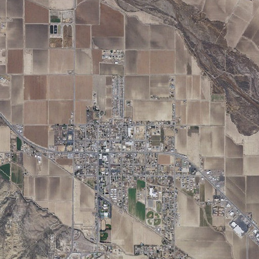 Aerial imagery of Thatcher Elementary School, AZ