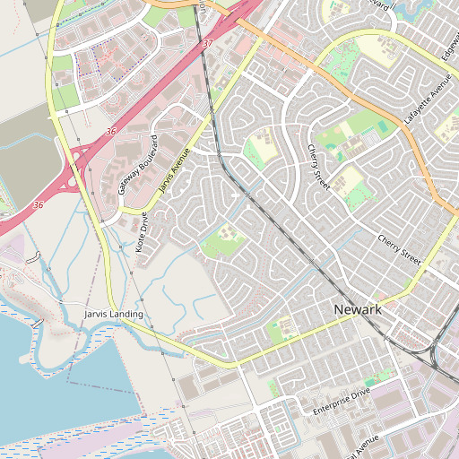 OpenStreetMap map of Lincoln Elementary School, CA