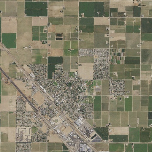 Aerial imagery of Marshall Elementary School, CA