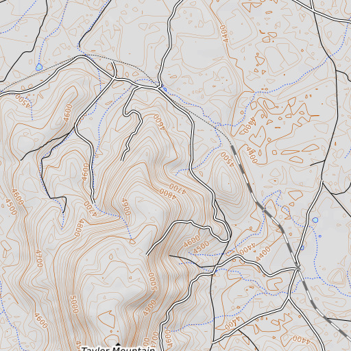 OpenTopoMap map of Marshall Spring, CA