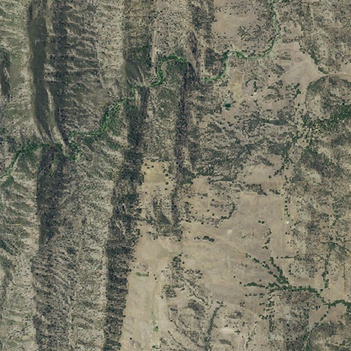 Aerial imagery of Maupin Flat, CA