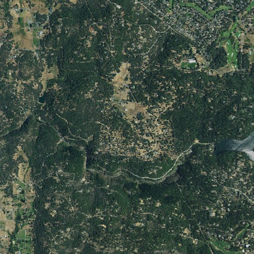 Aerial imagery of McCarty Flat, CA