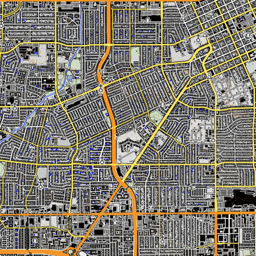 OpenTopoMap map of McCoy School, CA
