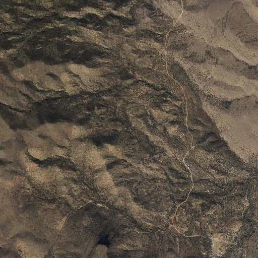 Aerial imagery of Blue Spring, AZ