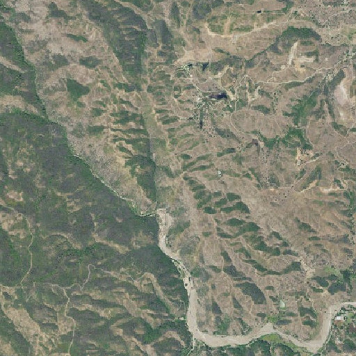 Aerial imagery of McGregor Ridge, CA