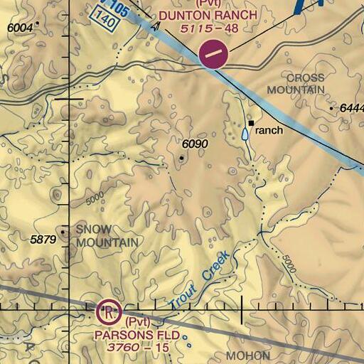FAA VFR chart of Cedar Basin, AZ