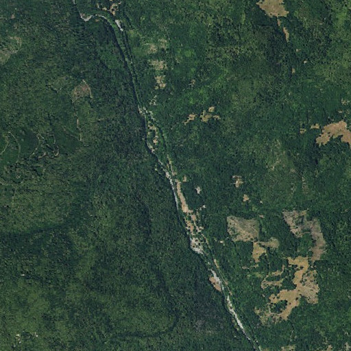 Aerial imagery of Mill Creek, CA