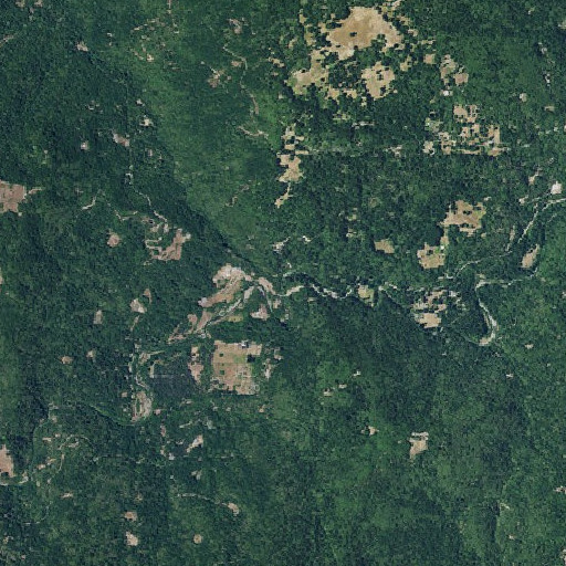 Aerial imagery of Mill Creek, CA