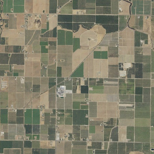 Aerial imagery of Mount Olive School, CA