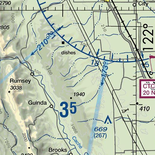 FAA VFR chart of Murphy Canyon, CA