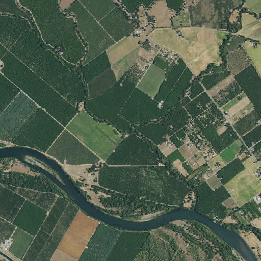 Aerial imagery of New Creek, CA