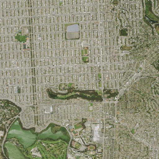 Aerial imagery of Dianne Feinstein Elementary School, CA