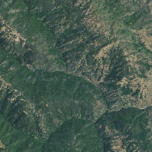 Aerial imagery of Poverty Flat, CA