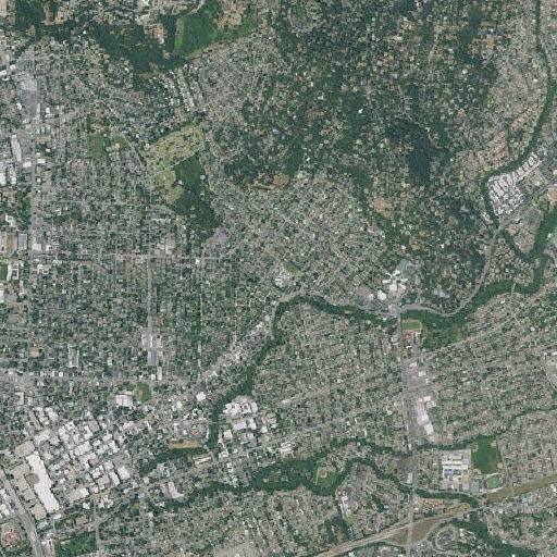 Aerial imagery of Proctor Terrace Elementary School, CA