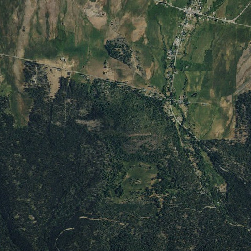 Aerial imagery of Randolph Hill, CA