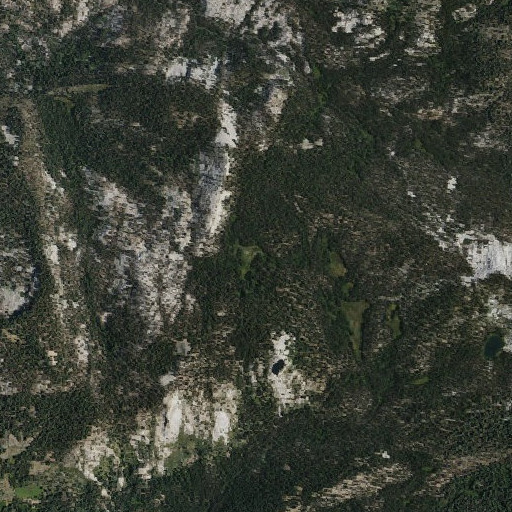 Aerial imagery of Round Corral Meadow, CA