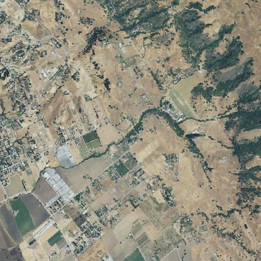 Aerial imagery of Ruby Canyon, CA