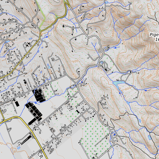 OpenTopoMap map of Ruby Canyon, CA