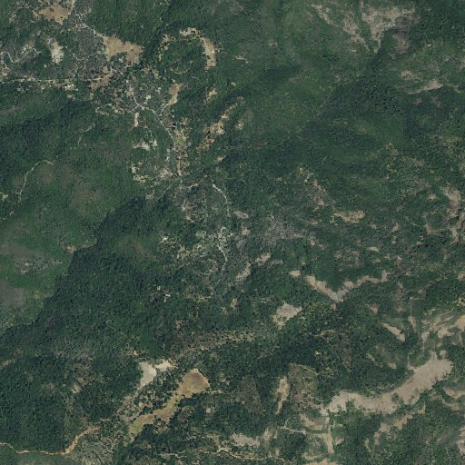 Aerial imagery of Ruby Hill Spring, CA