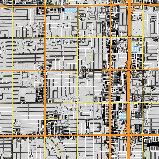 OpenTopoMap map of Saint Anthony Elementary School, CA