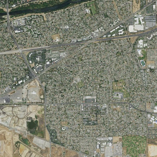 Aerial imagery of Sequoia Elementary School, CA
