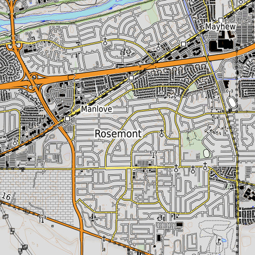 OpenTopoMap map of Sequoia Elementary School, CA