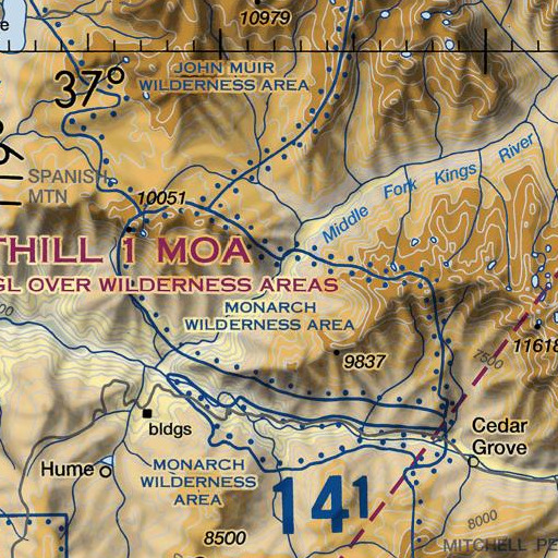 FAA VFR chart of Silver Creek, CA
