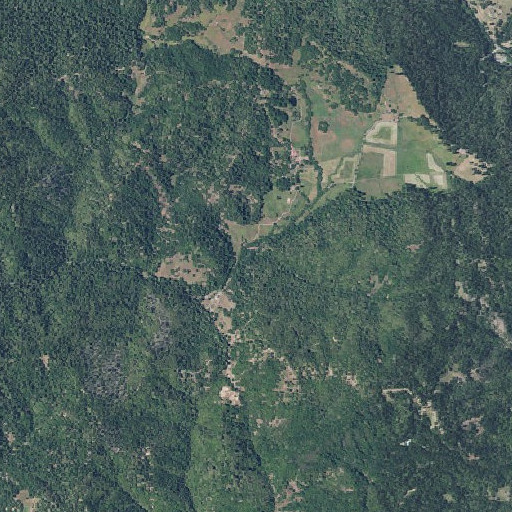 Aerial imagery of Sled Creek, CA