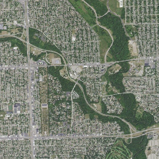 Aerial imagery of Universal Learning Academy, MI