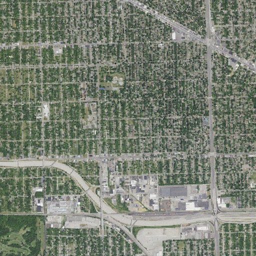 Aerial imagery of Vetal Elementary School, MI