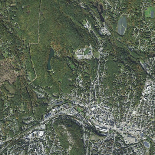 Aerial imagery of Applewild School, MA
