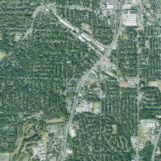 Aerial imagery of Atlanta Fire Station 14, GA
