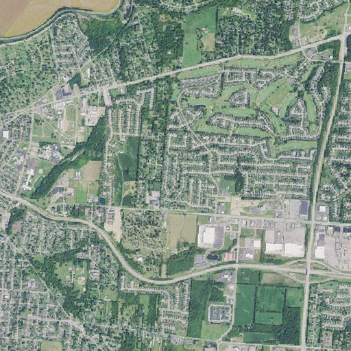 Aerial imagery of Normandy Heights, OH