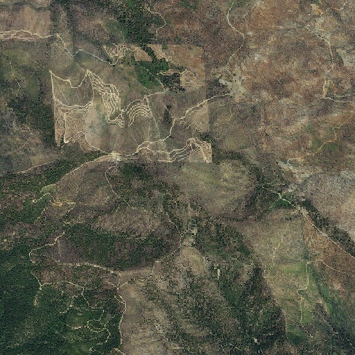 Aerial imagery of State Mountain, CA